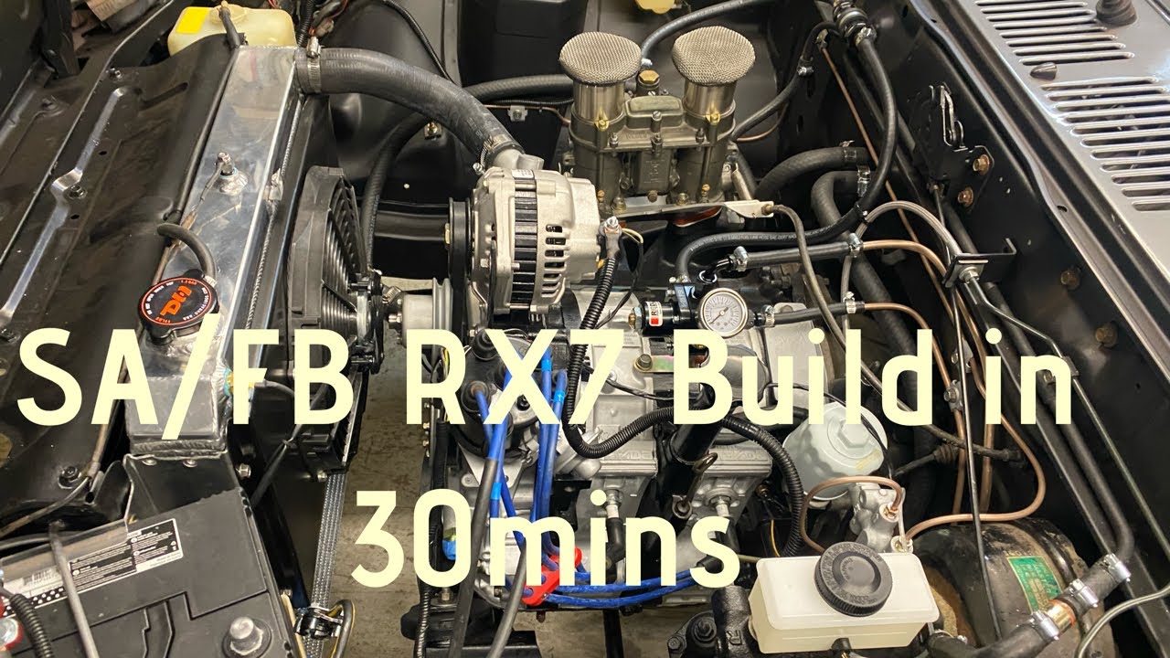 Let’s build a 200hp Bridgeport SA/FB RX7 in 30mins