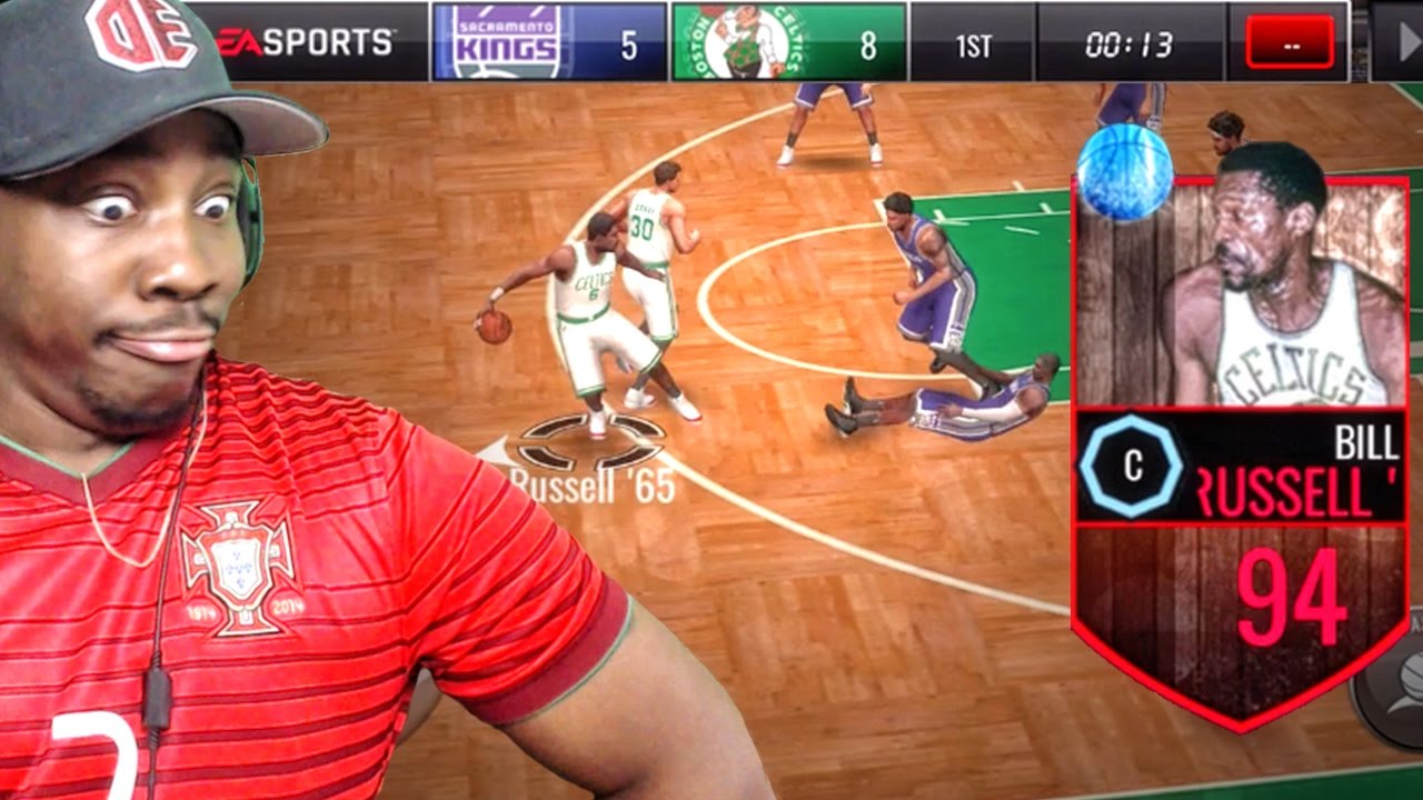 94 BILL RUSSELL BROKE COLLISON'S ANKLES! QUICKSELL PACK OPENING! NBA Live Mobile 16 Gameplay Ep. 58