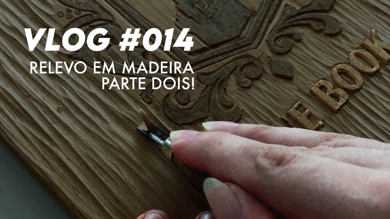 Arte em relevo na madeira, Wine Book parte II - Vlog 014