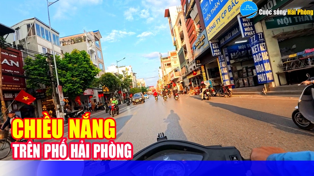 Chiều thanh bình trên phố Hải Phòng