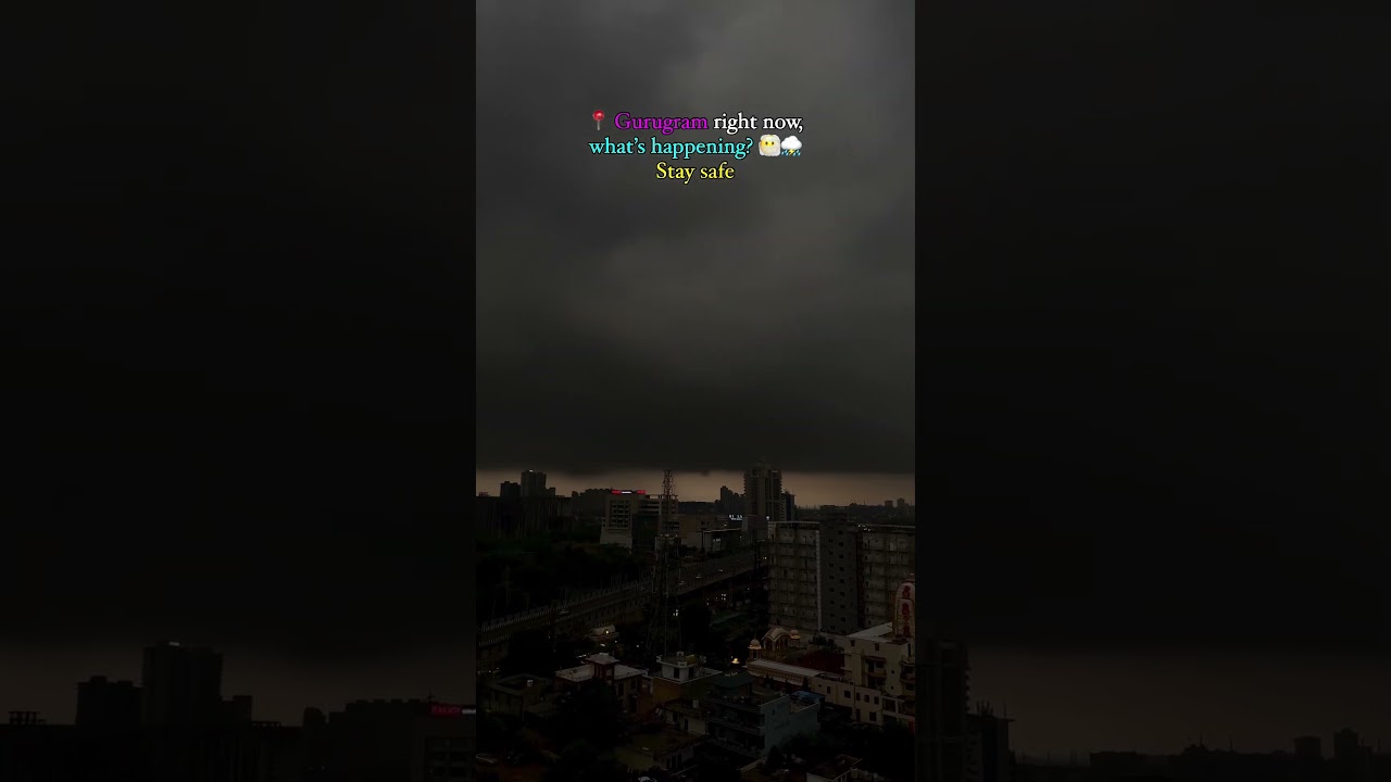 Gurugram Weather #trending #love #india #viralvideo #cute #song #reels #weather #gurgaon