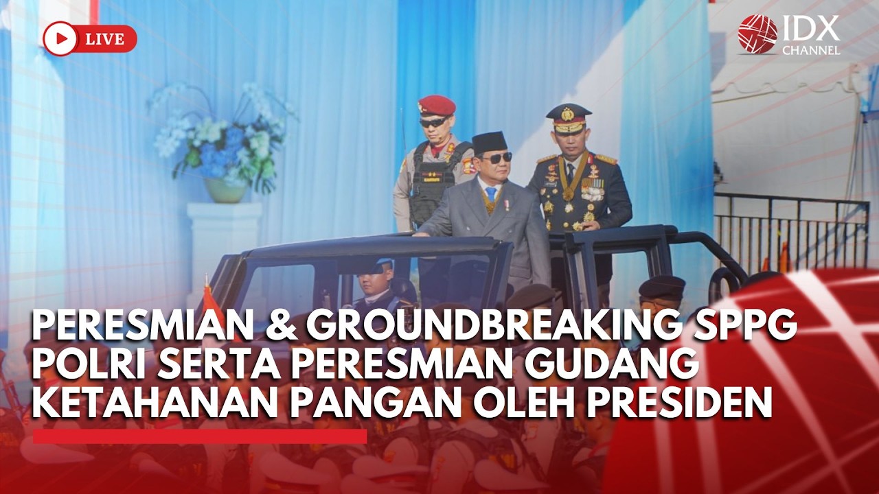 PERESMIAN & GROUNDBREAKING SPPG POLRI DAN GUDANG KETAHANAN PANGAN OLEH PRESIDEN | BREAKING NEWS