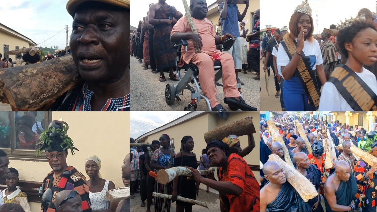 Most historical tradition at Breman Odwira Festival 2023 @Breman Asikuma