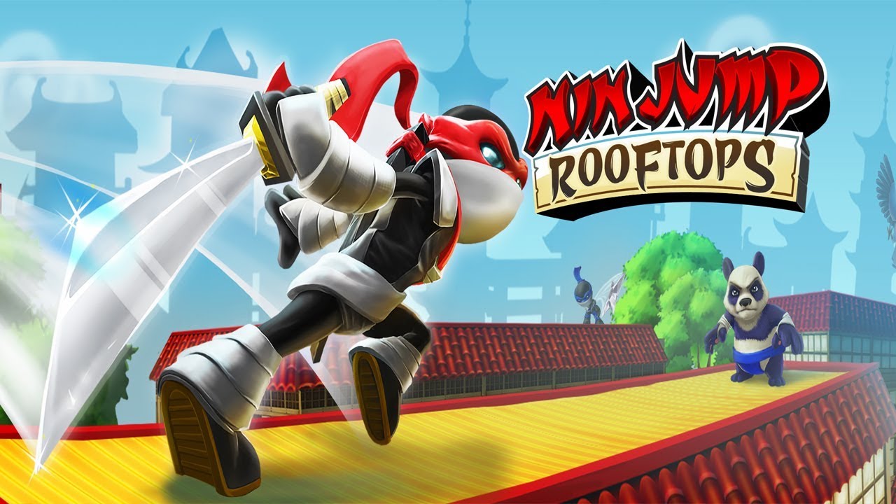 NinJump Rooftops - By Backflip Studios - Ipad,iphone, ipod