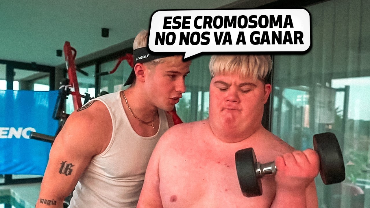 ENTRENANDO FUERTE con ALONSO en EL GYM de LA CASA de UFA