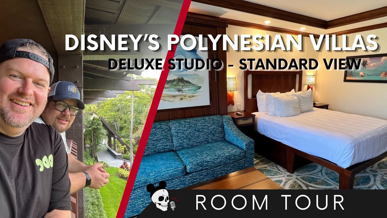 Disney's Polynesian Villas Deluxe Studio Room Tour 2024 | Walt Disney World