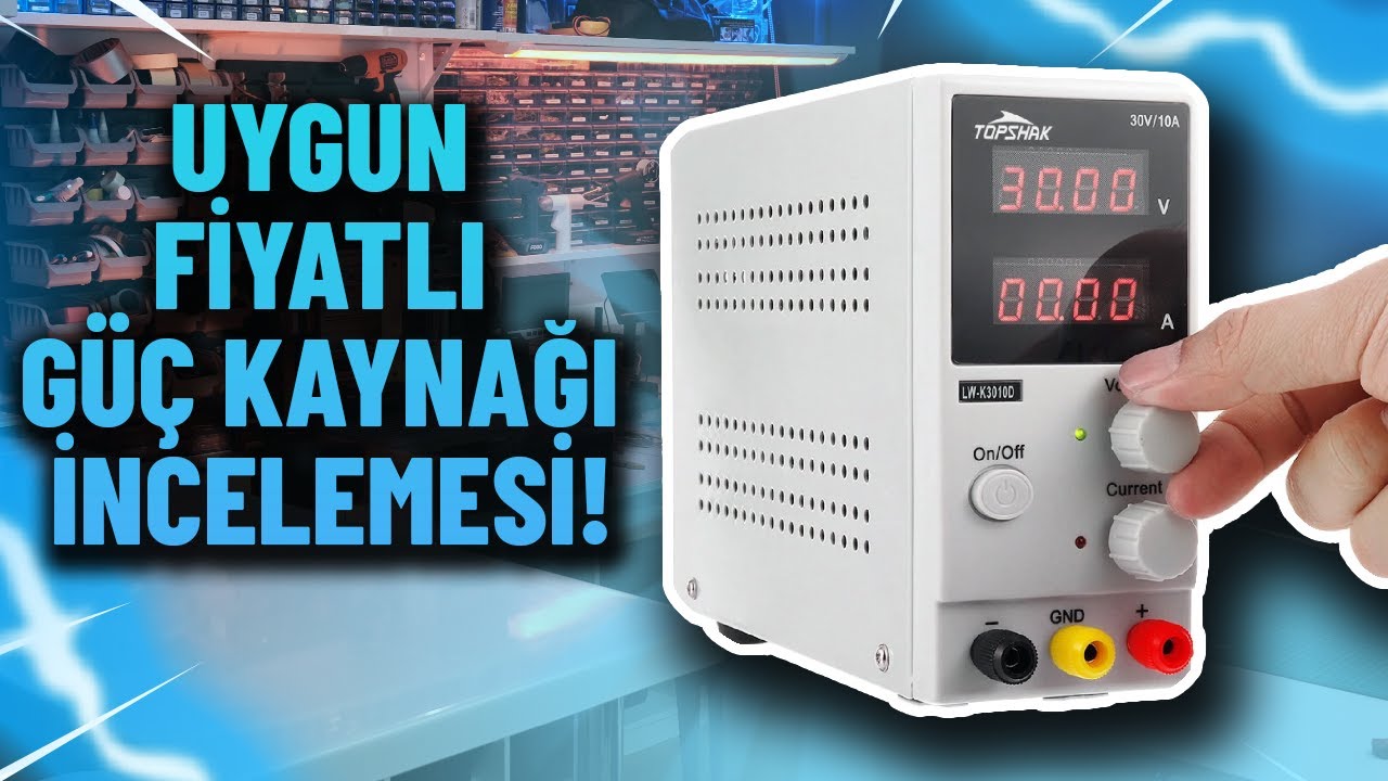 Uygun Fiyatlı Güç Kaynağı İncelemesi | TOPSHAK K3010D