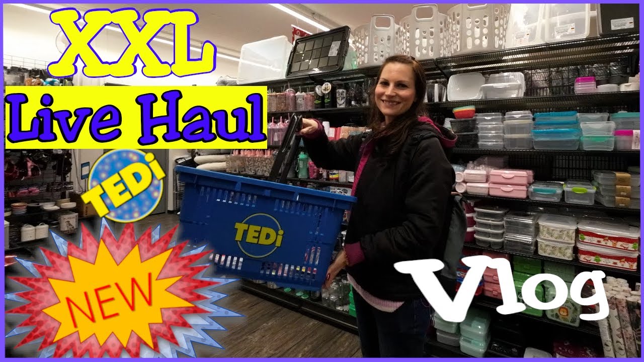 TEDI LIVE SHOPPING Neuheiten Weihnachtseinkauf Vlog