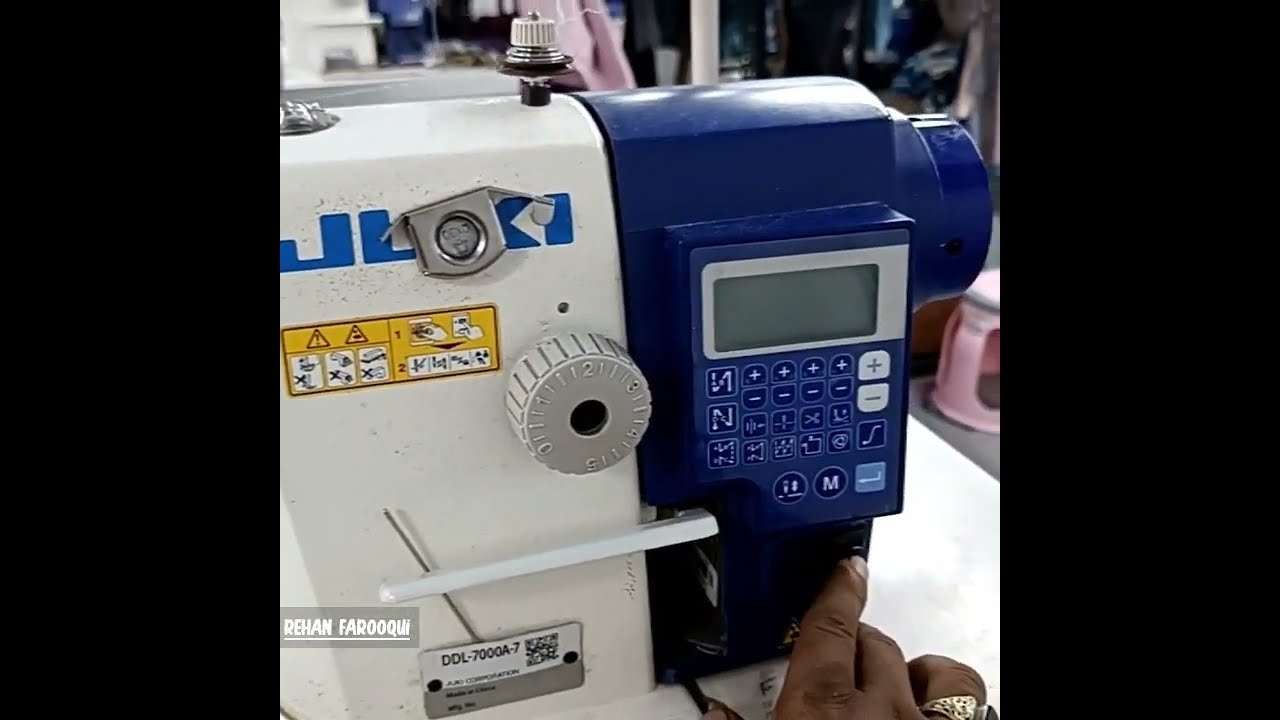 How to Remove Error 7 / Juki DDL-7000A-7