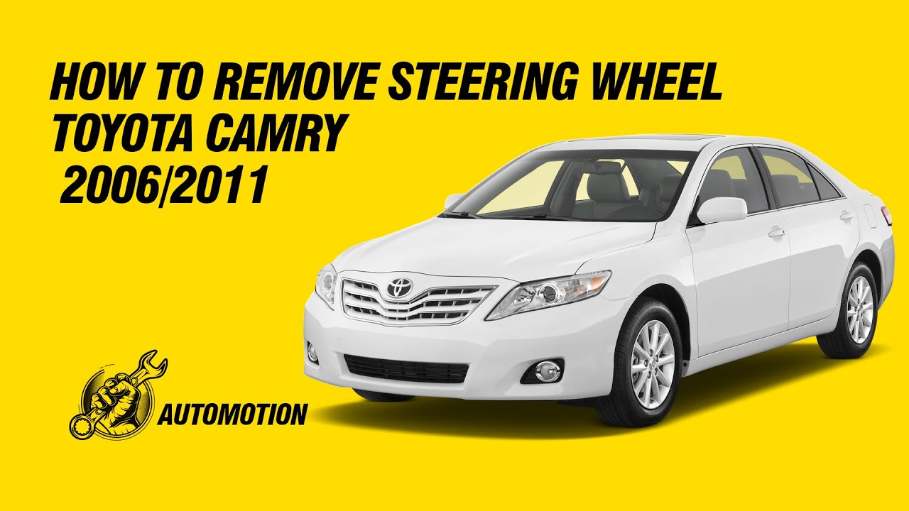 TOYOTA CAMRY STEERING WHEEL REMOVAL