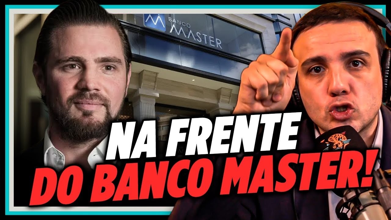 AO VIVO EM FRENTE AO BANCO MASTER