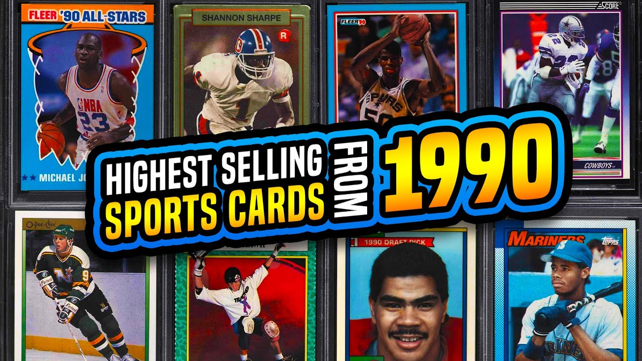 ТОП-15 самых ценных спортивных карточек 1990 года, проданных на eBay: бейсбол, хоккей, американск...