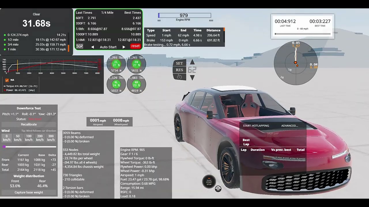 2030 Polluxstar Track Series: 23 Minutes Of Instrumented Tests Between Different Models