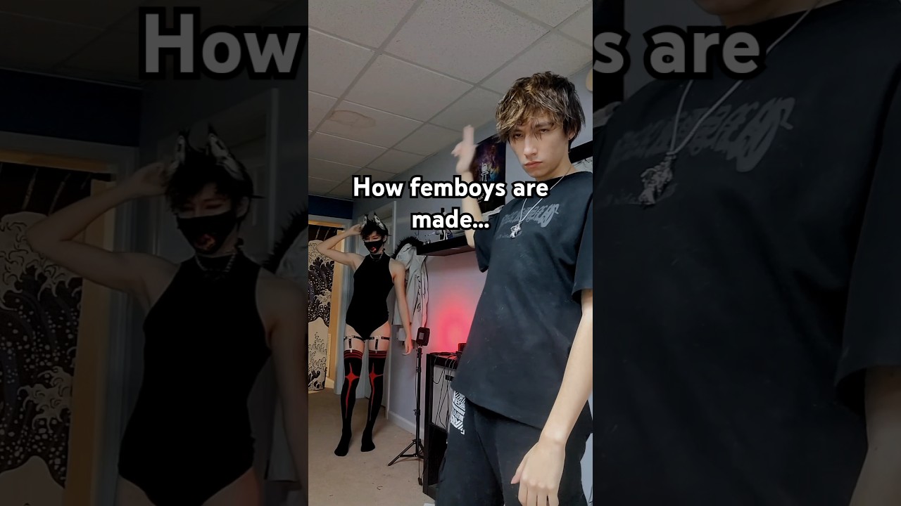 This is how femboys are made  #femboy #fashion #transition