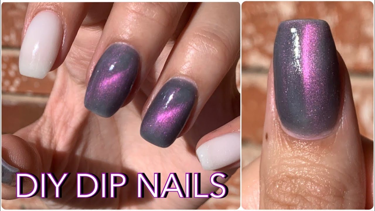 Dip Powder Nails at Home | Encapsulating Gel Polish ft. iGel 3D Cat Eye Gel Polishes