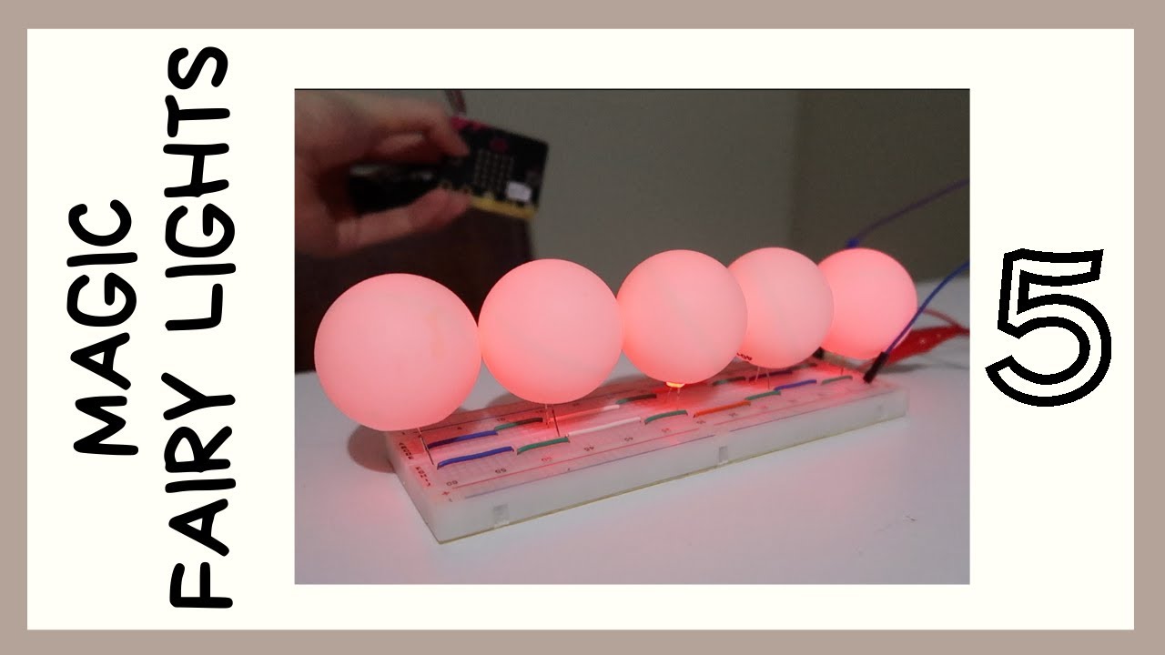 Project 5: DIY remote control fairy lights made with microbit