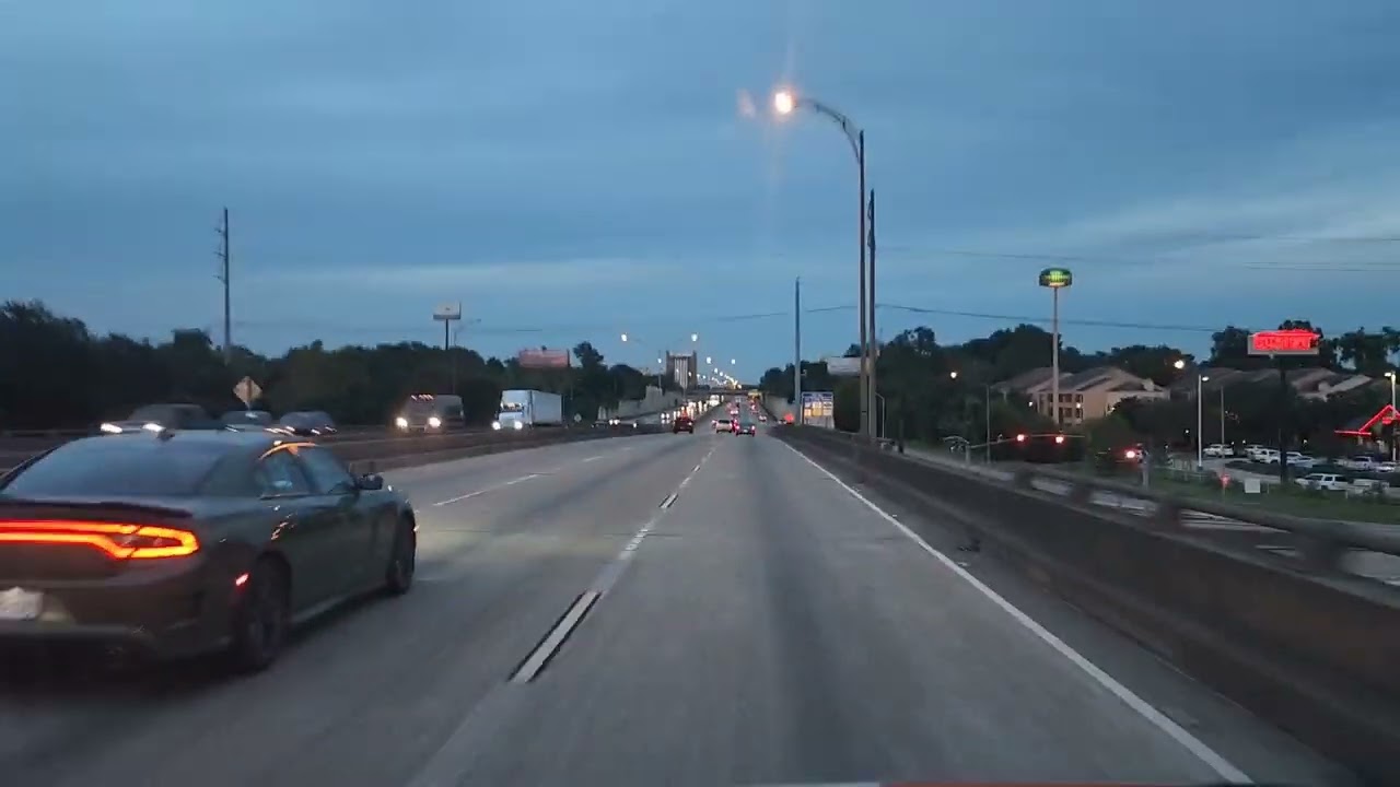 Driving through Baton Rouge, LA via I-10