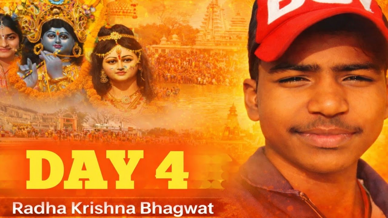 Bhagwat Katha Day 4 | श्रीकृष्ण लीला का सुंदर वर्णन | पूर्ण कथा व्लॉग