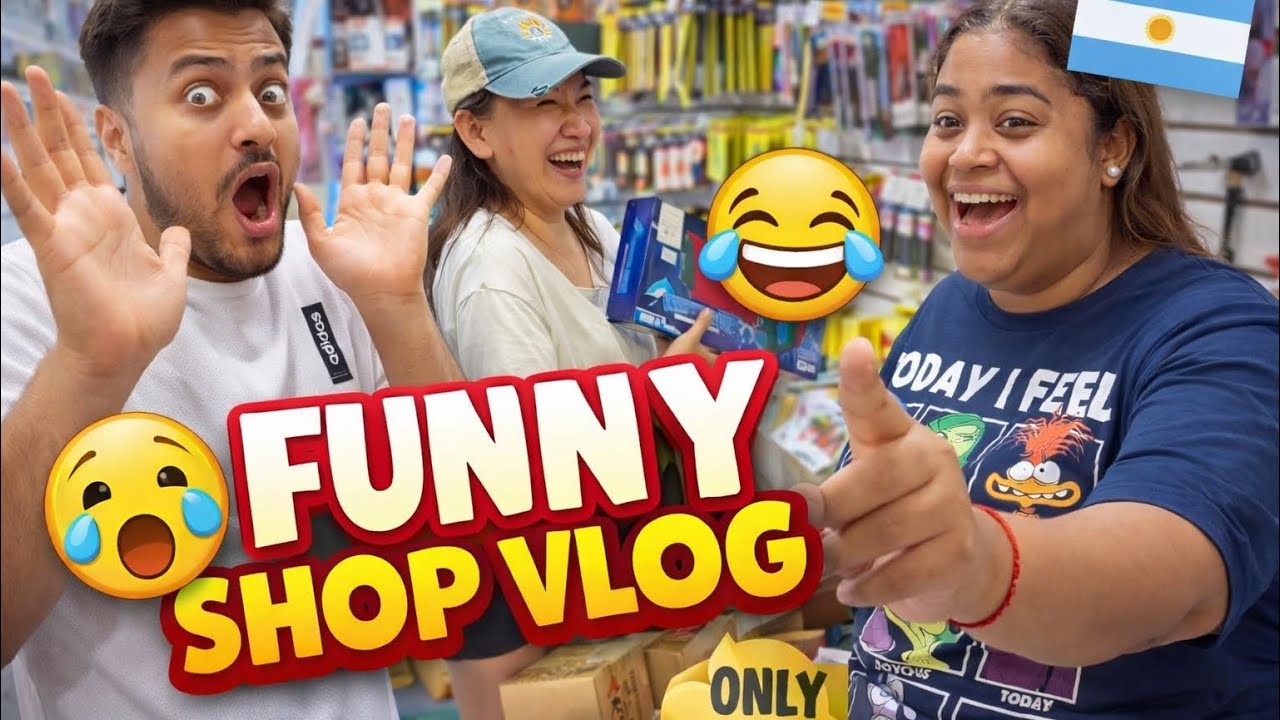 Argentina की Shop में Punjabi Masti 😂 | Indian Reaction 🇮🇳 | Fun Daily Life Vlog