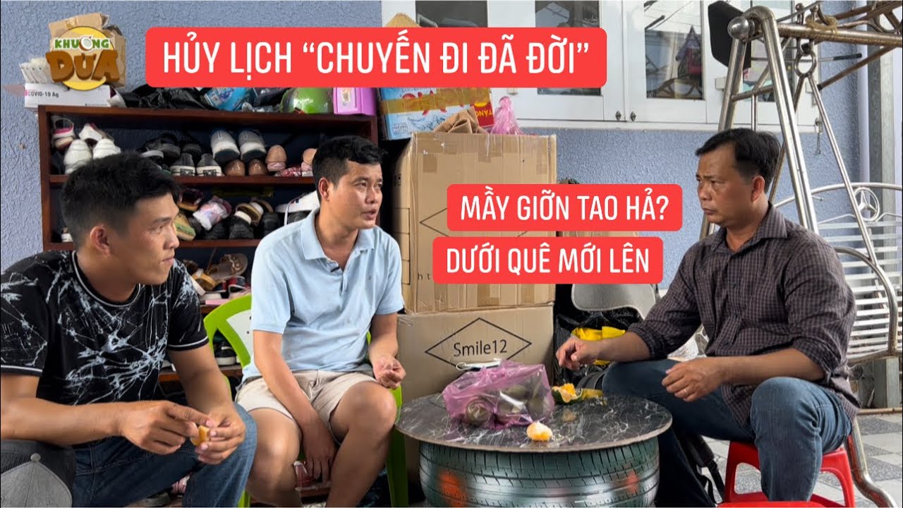 Th&aacute;i An Giang v&agrave; Phong T&ocirc;m sẵn s&agrave;ng cho &ldquo;Chuyến Đi Đ&atilde; Đời&rdquo; th&igrave; Khương Dừa th&ocirc;ng b&aacute;o hủy lịch?