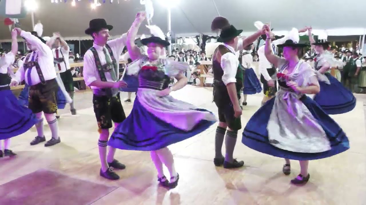 22. SGTEV Hirschjager performing the Hirschjaegertanz - 30. Gaufest 2025