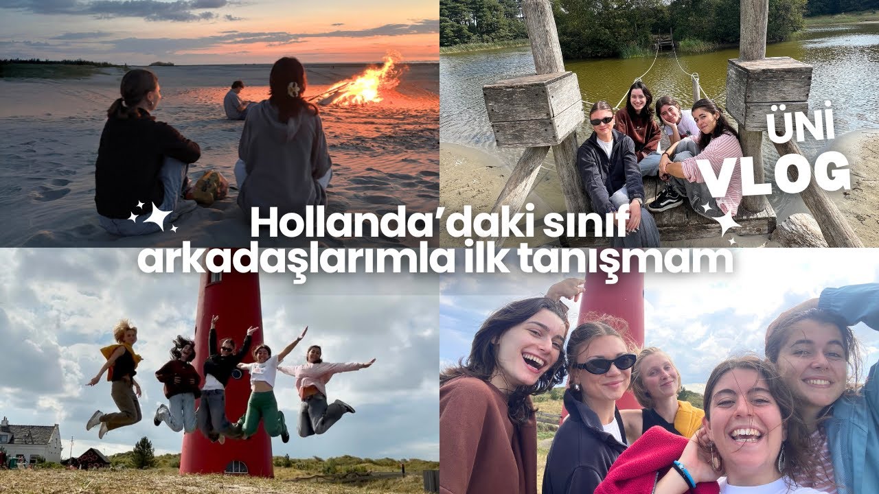 hollanda'daki sınıf arkadaşlarımla tanışıyorum | erasmus günlükleri | kamp vlog part 2