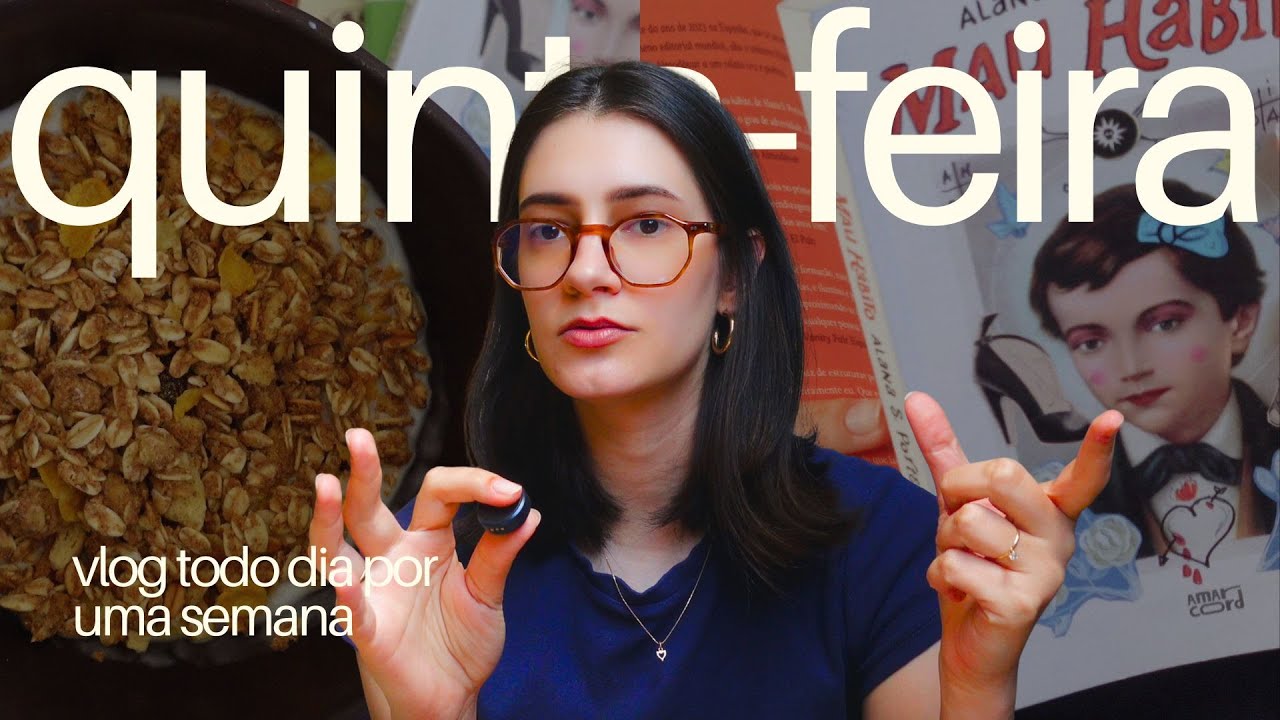 uma quinta-feira comigo: finalizando leituras e pintando as unhas