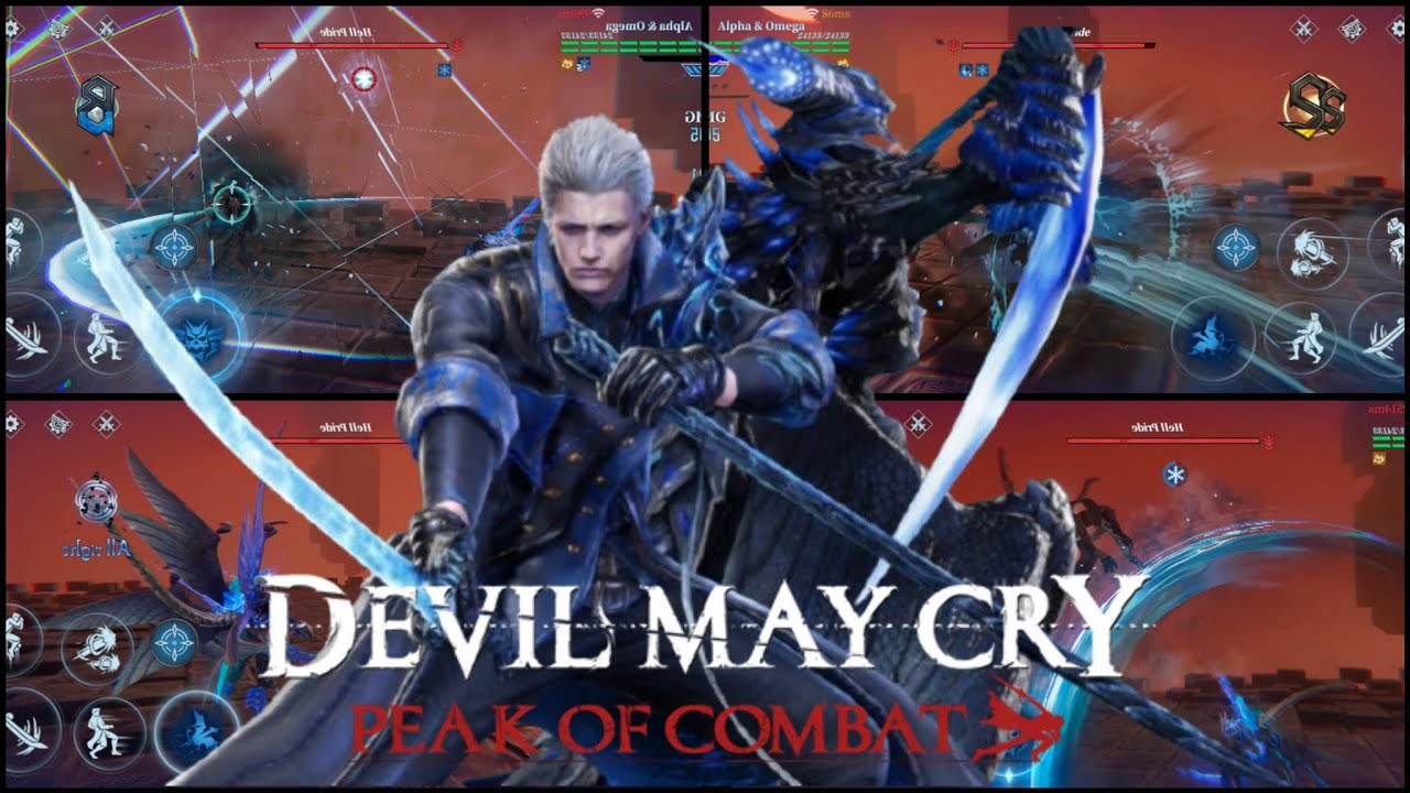 Vergil ( Alpha & Omega ) All Moveset | Highest Graphics | Devil May Cry: Peak of Combat Mobile
