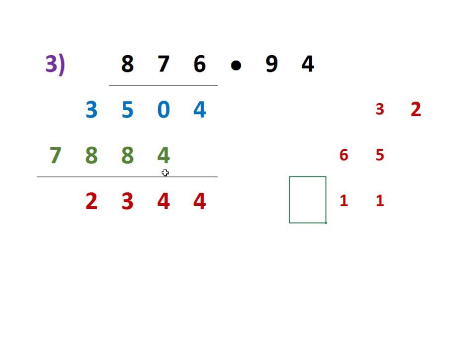 MATEMATIKA - SZORZÁS GYAKORLÁSA