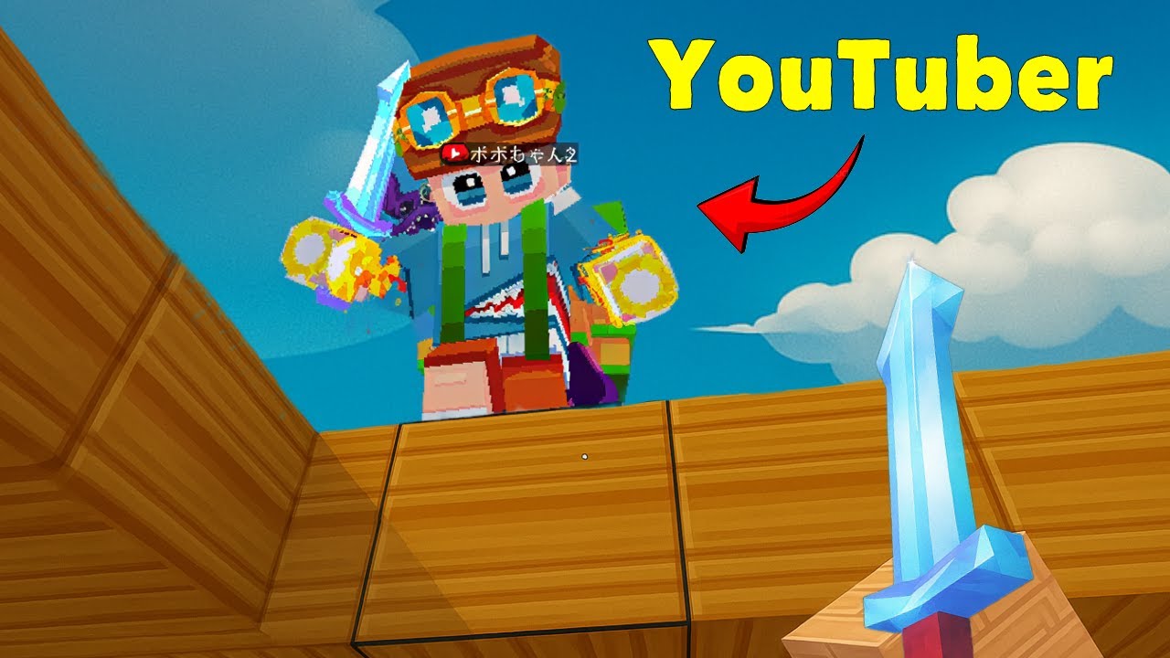 YouTuber MineFun io With Me in Sky Wars 🔴🔥#50