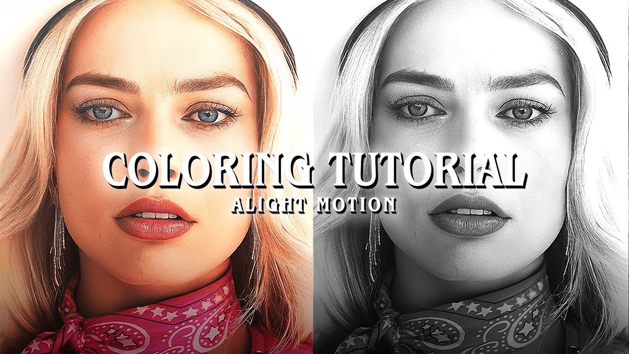 high quality coloring tutorial with preset || Alight motion