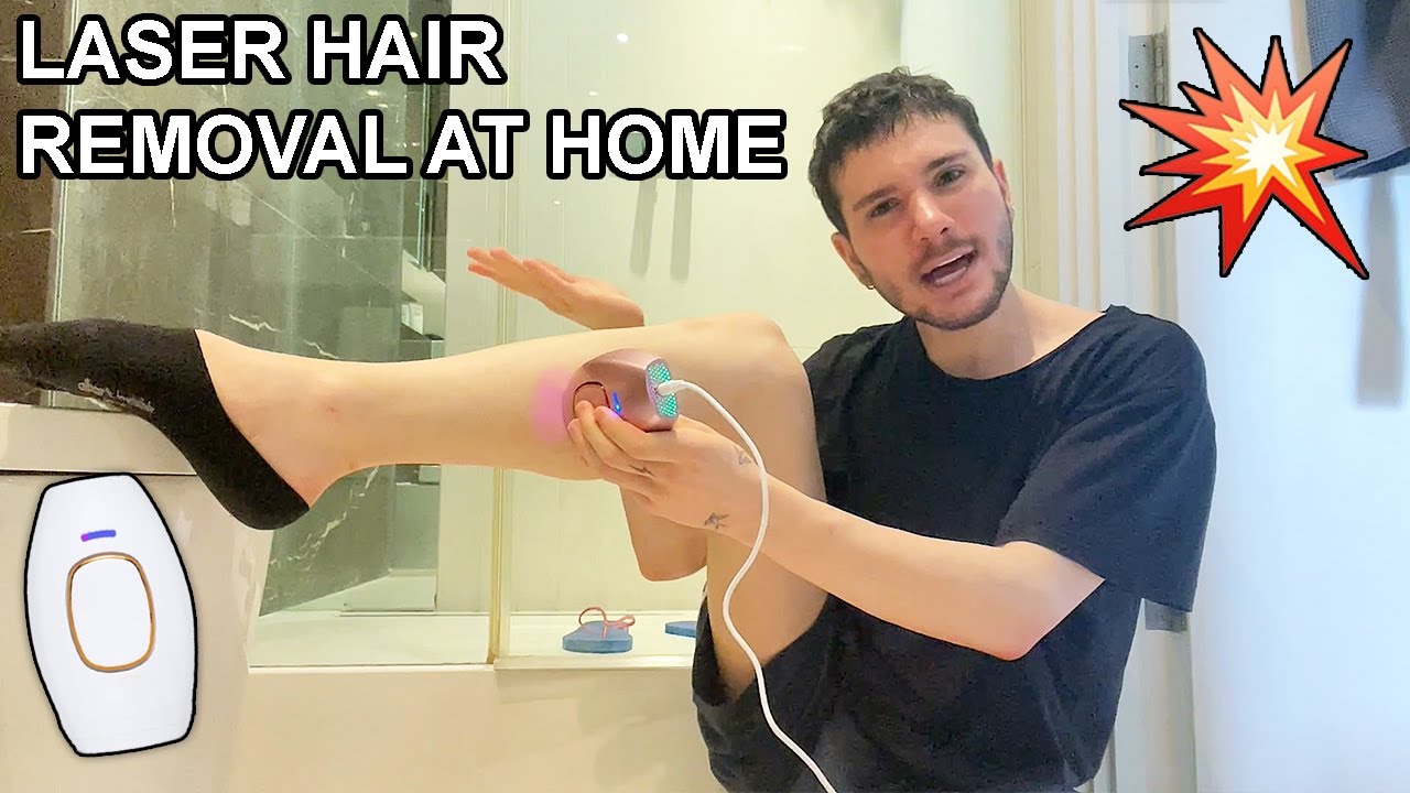 How I do Laser Hair Removal AT HOME |💥 | Rose Skin Co IPL *on legs and bikini area* ouch