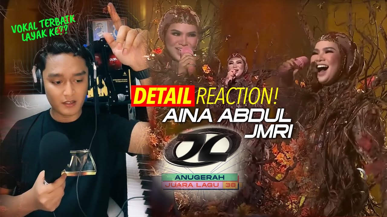 Aina Abdul Jangan Mati Rasa Itu MVC Reaction | AJL38 #ainaabdul #ajl38 #JMRI #vokalterbaik