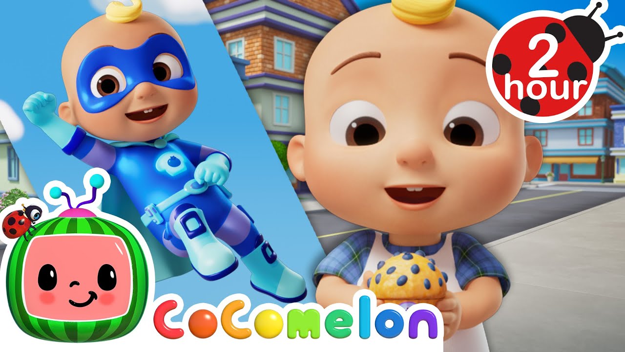 Healthy Muffins Make Strong HEROS! | CoComelon Nursery Rhymes & Songs | Kids Learning