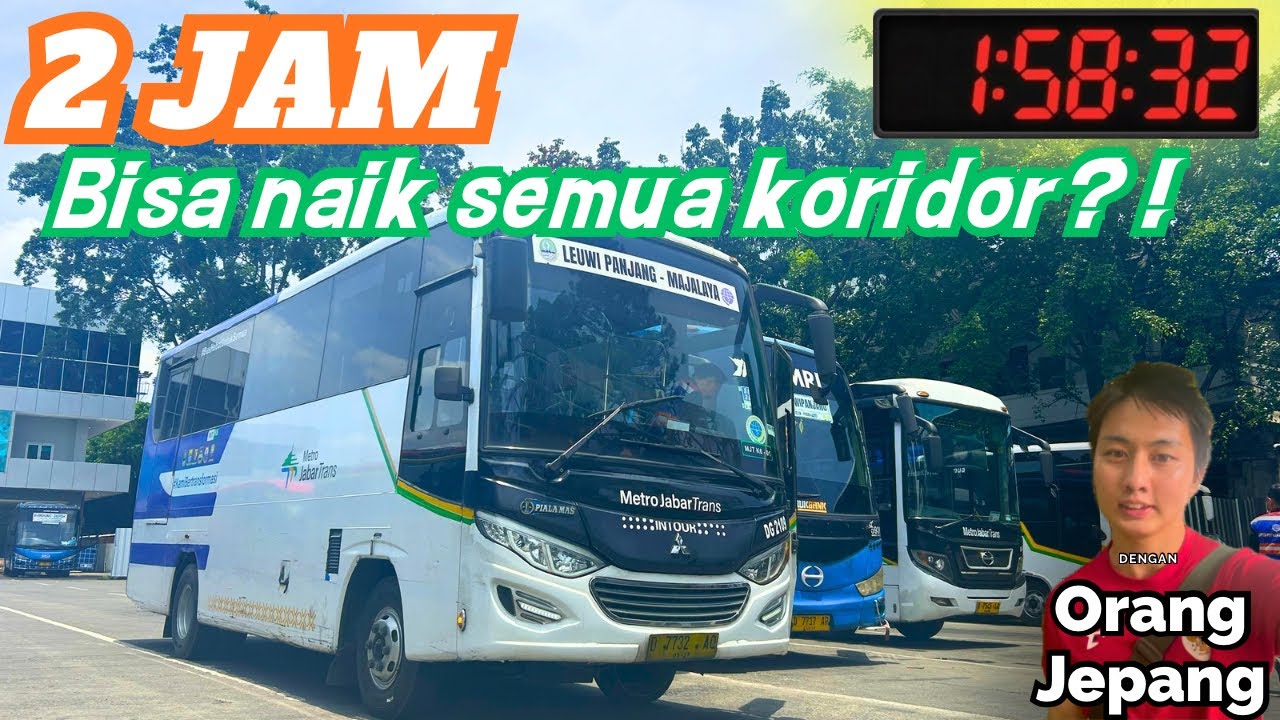【MUDAH?】Orang Jepang keliling 8 Koridor Metro Jabar Trans Cuma 2 Jam! Bisa Gak ya?