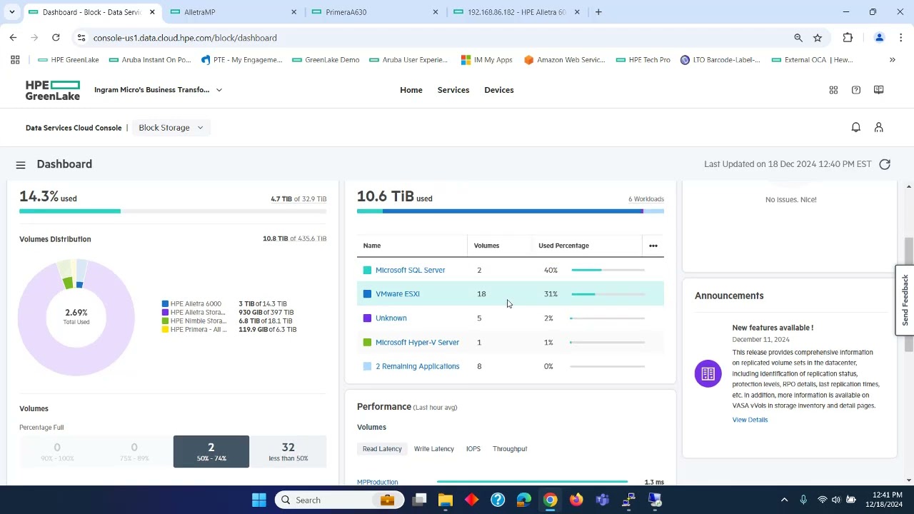 Block Storage with Alletra MP B10000: Cloud Based and Local Management