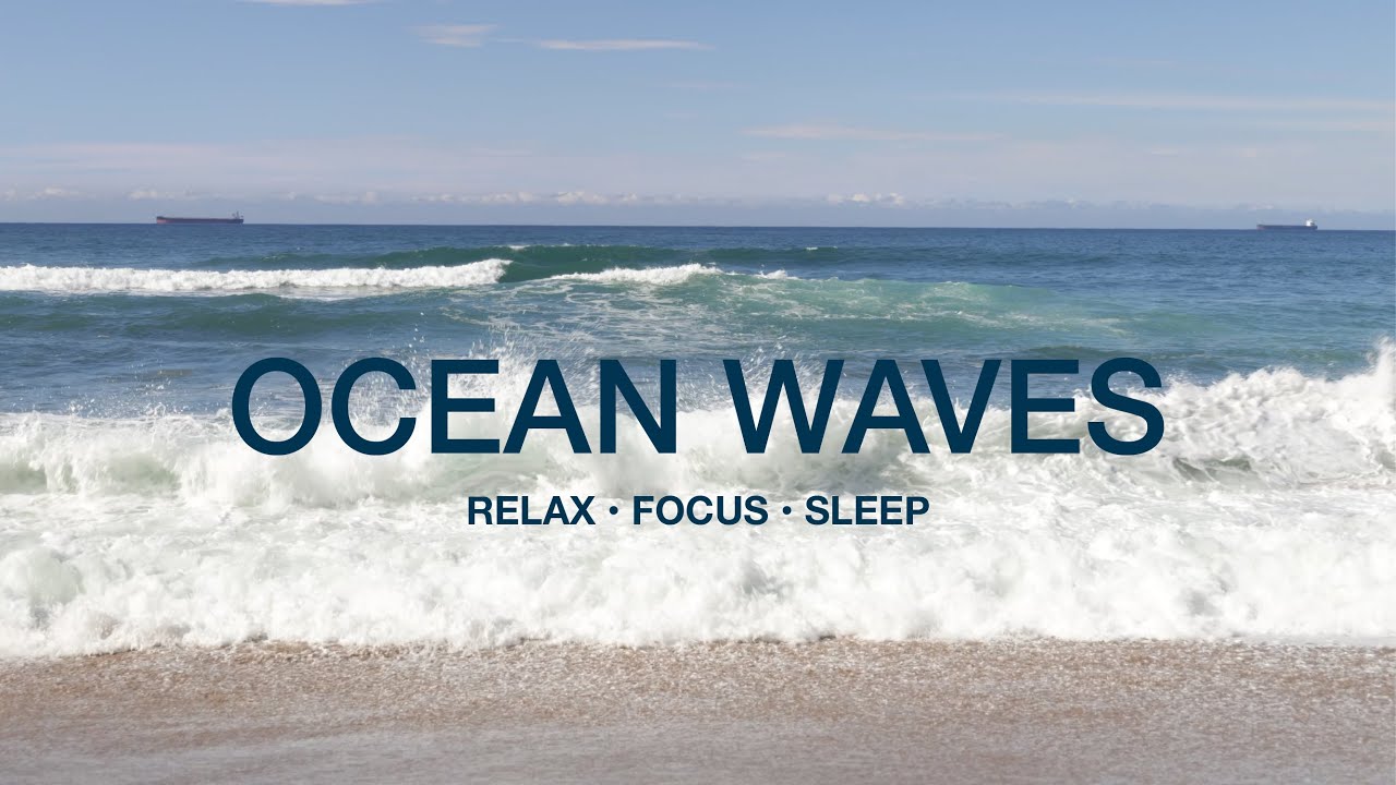 Real Ocean Waves Sound | Relaxing Sea Ambience for Sleep, Focus, and Calm