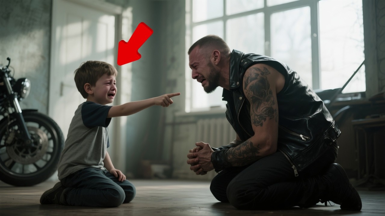 “Why Is My Mother’s Name Tattooed on You?” the Boy Asked — The Biker Dropped to His Knees