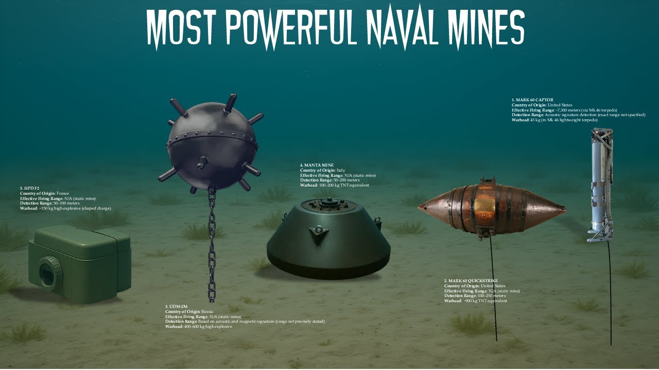 The 5 Most Powerful Naval Mines Today