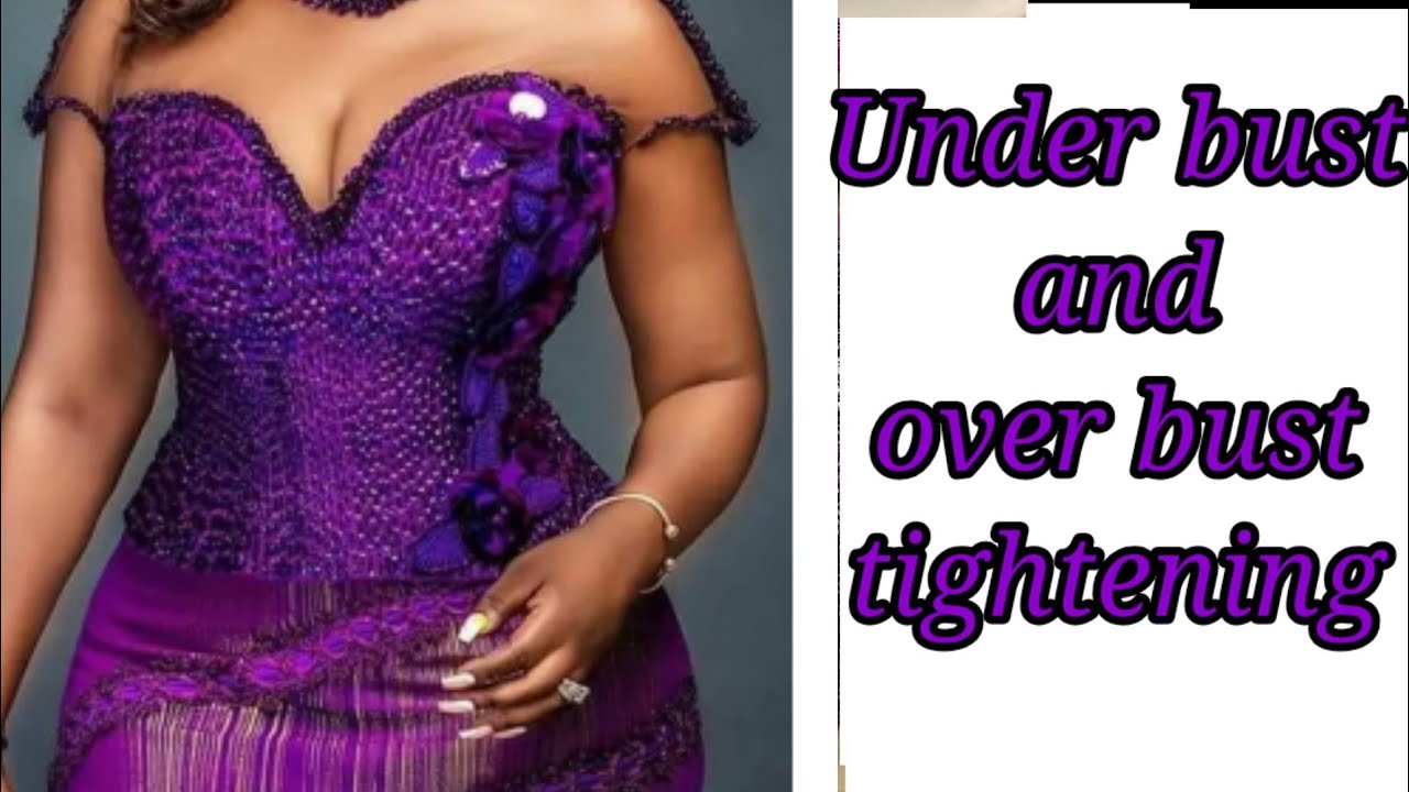under bust and over bust tightening with yoke / princess dart bustier.