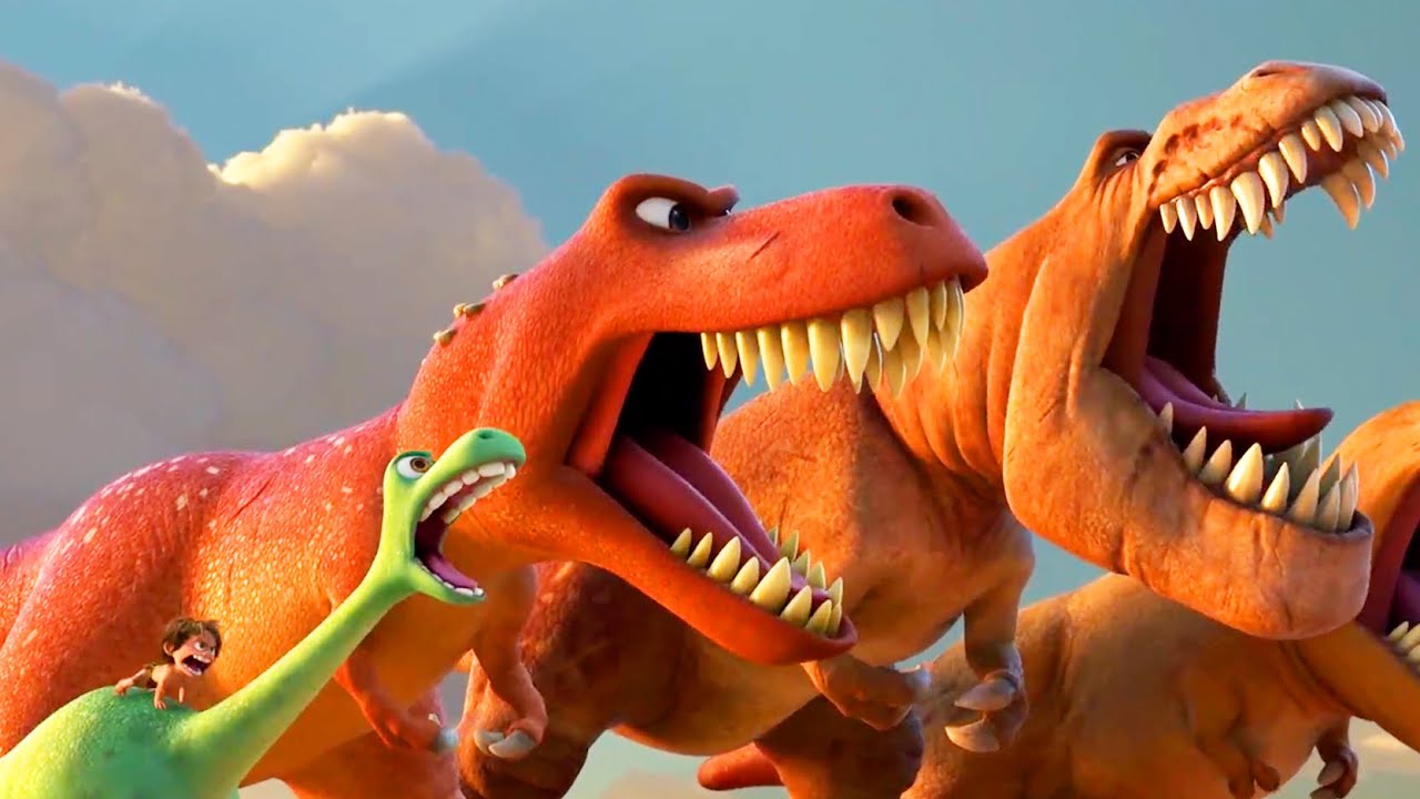 Um pequeno DINOSSAURO se junta a um grupo de T-REX para PROTEGER um BEBÊ HUMANO - RECAP
