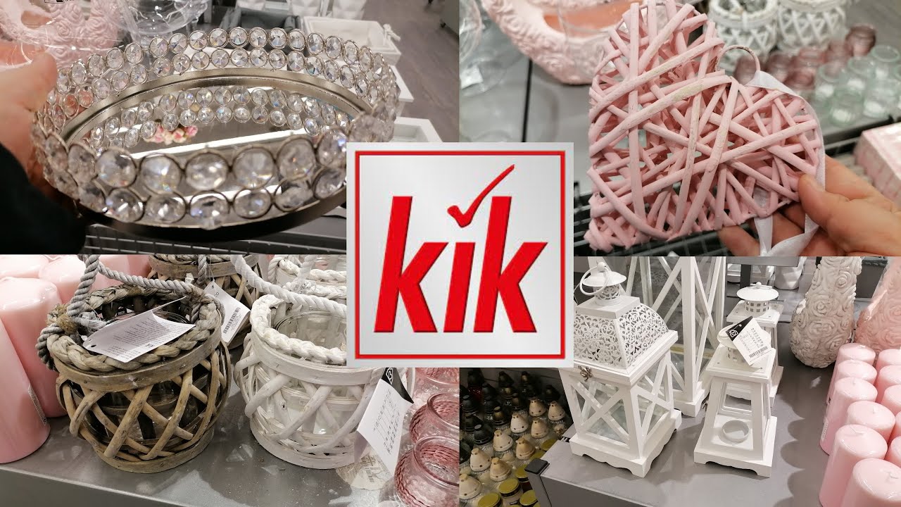 KIK / NOWOŚCI / TRAWY / LAMPIONY / JUŻ WALENTYNKI / DEKORACJE I DODATKI DO DOMU