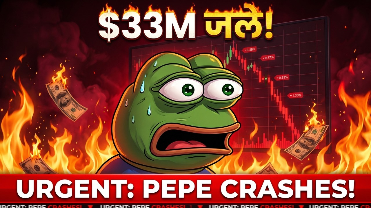 Pepe Coin Latest News | $33 Million जले एक दिन में &mdash; PEPE अब कहाँ जाएगा? | June 2026