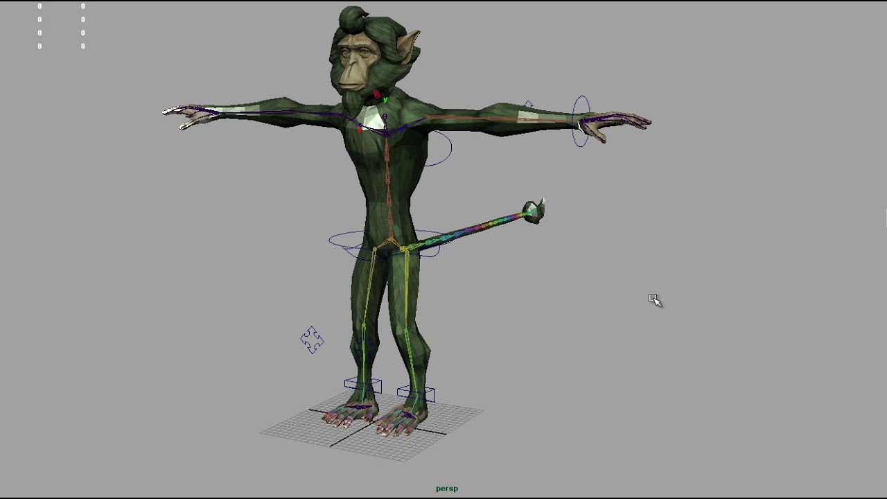 How to make Stretchy arm / Leg  in Maya