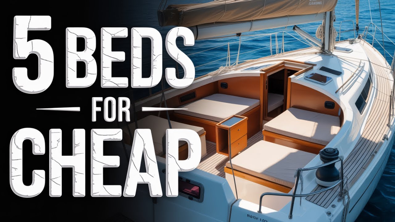 5 couchages confortables sur ce bateau pas cher !