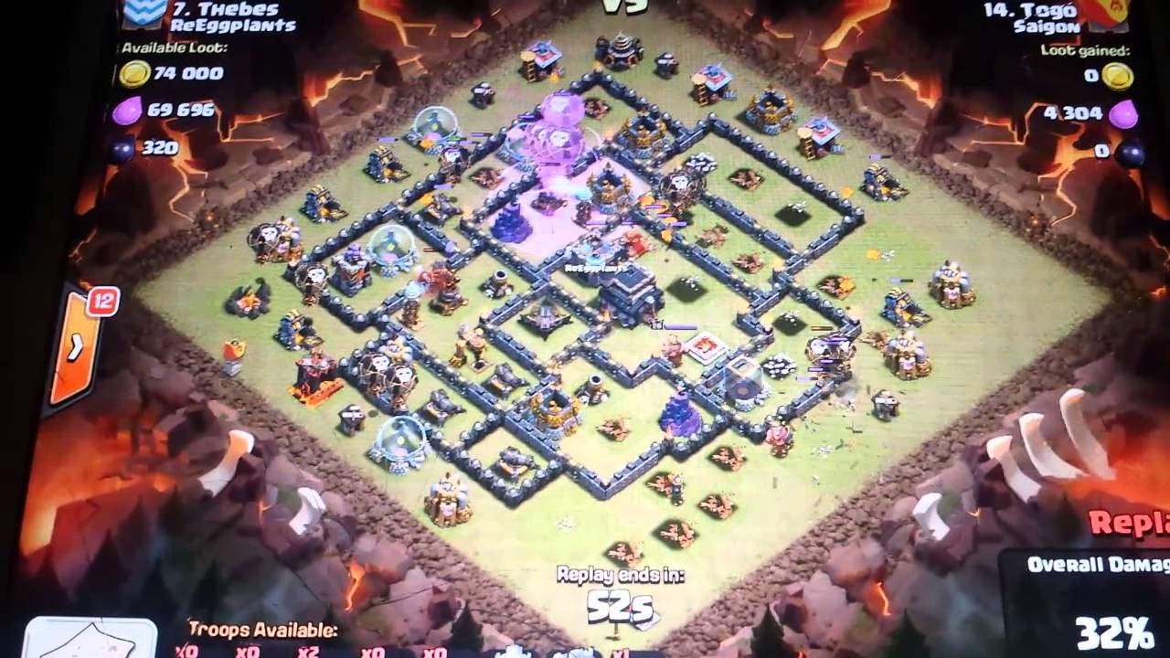 Balloon + 5 lava attack