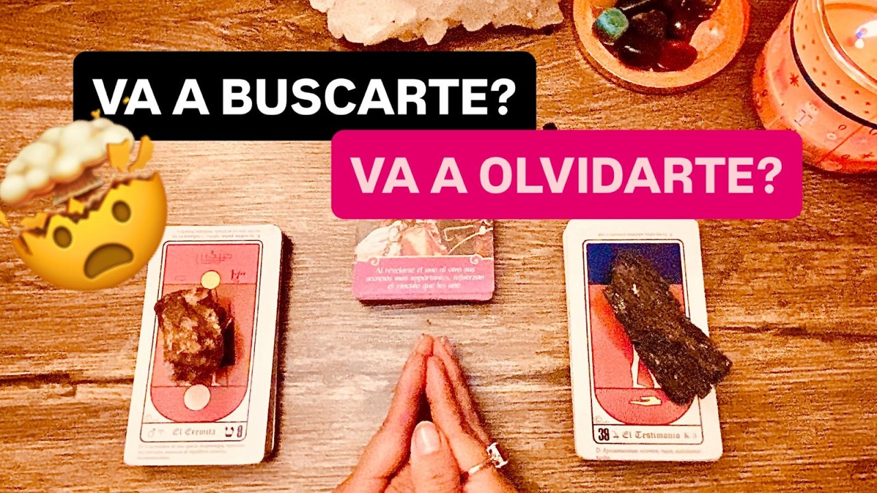 ❤QUÉ PIENSA HOY de TI ¿Me BUSCARÁ Ó Me OLVIDARÁ? TAROT INTERACTIVO del AMOR CANALIZACIÓN❤|