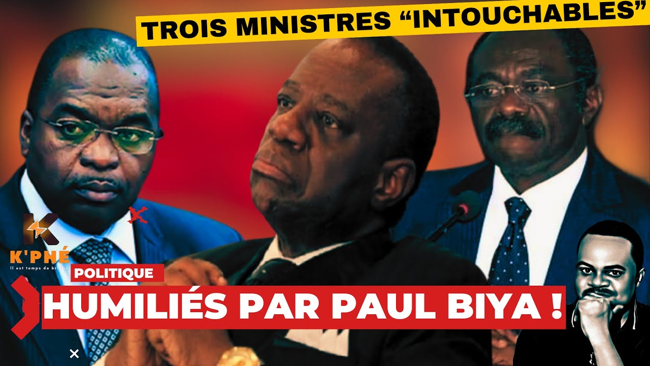 Paul Biya tape FORT : 3 MINISTRES ÉCRASÉS ! Du port au football, les clans PLIENT face à Etoudi