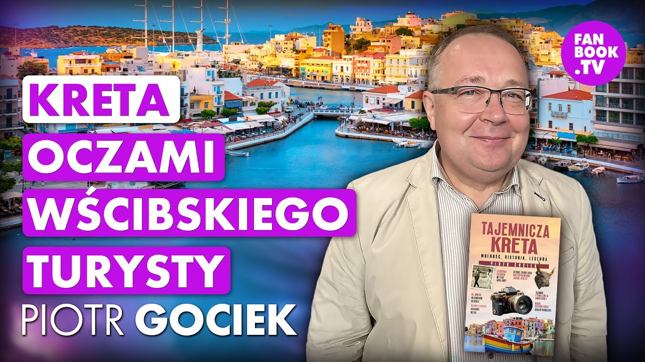Kreta: Mity, przygody i podróże kota Filemona | Piotr Gociek w Fanbook.tv #Kreta #YouTubeKsiążki