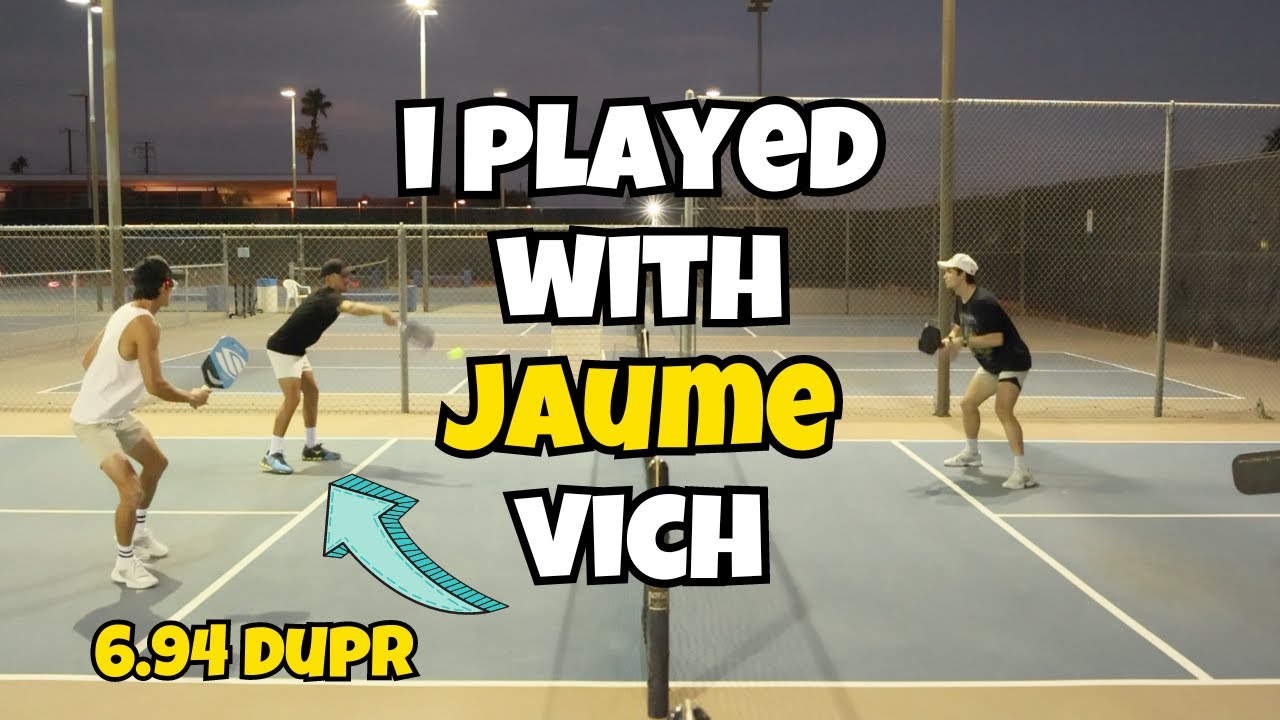 MIC'D UP Pickleball | Playing with Top Pro, Jaume Vich | Ep. 11
